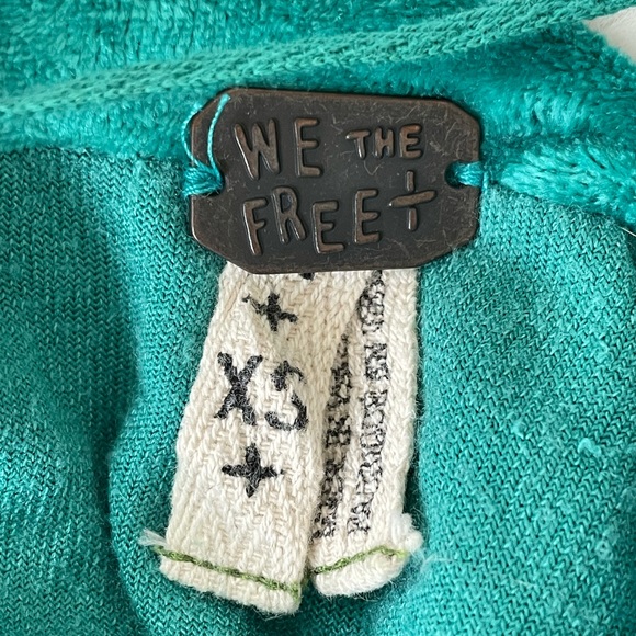 Free People We the Free velour long sleeve top, XS, perfect condition - Picture 12 of 13